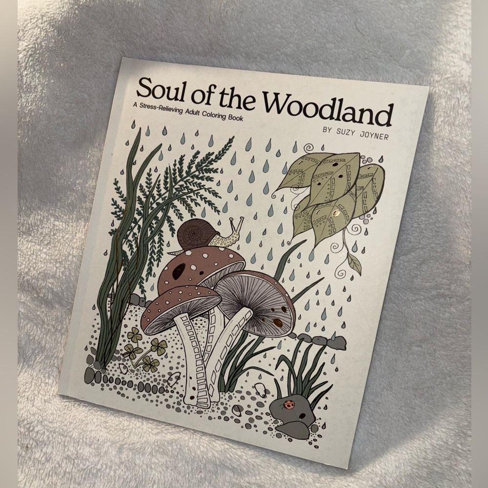 ✨ Soul of Woodland Coloring Book - Stress Relief for Adults - Brand New! ✨